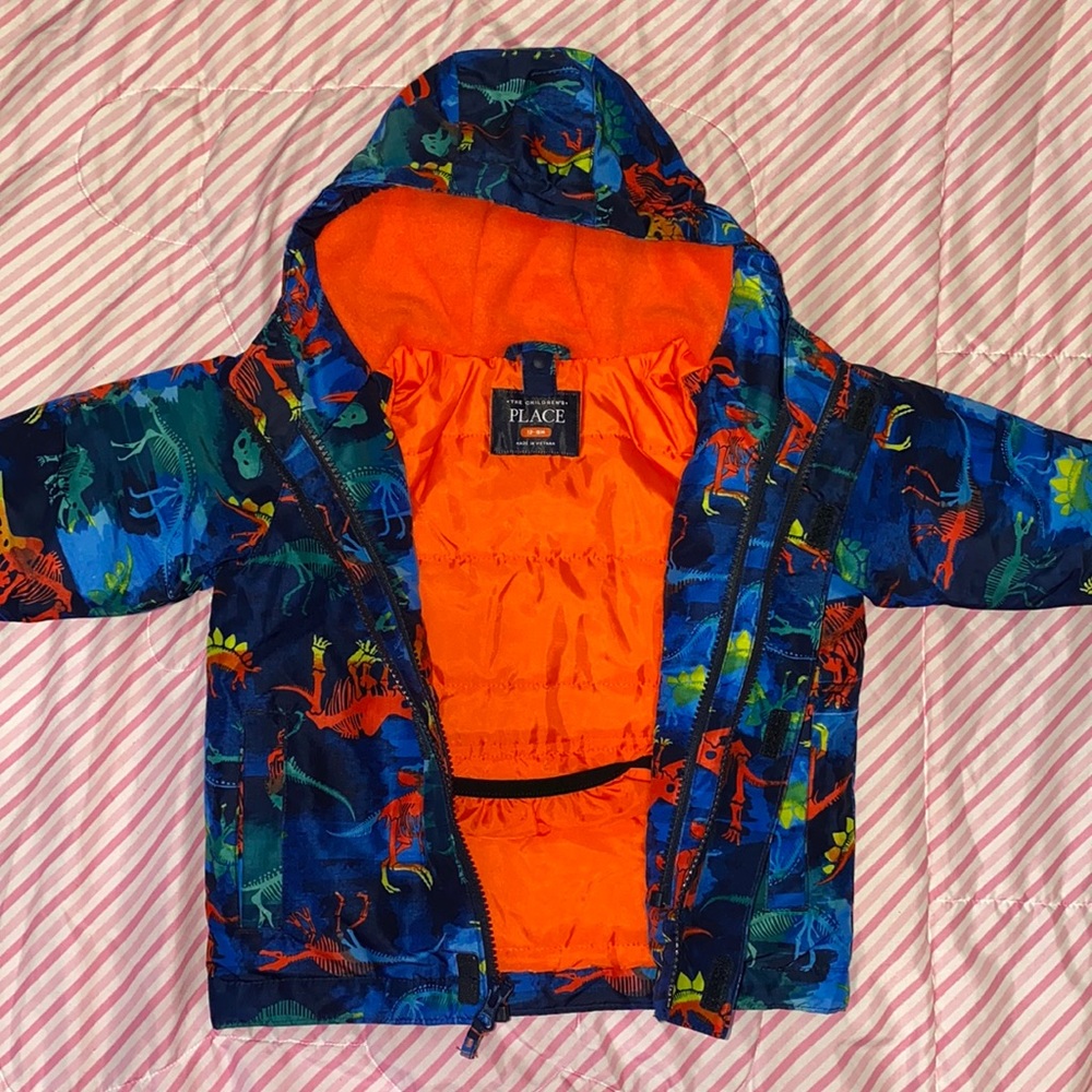 Children’s place 2 in 1 snow winter jacket DINO